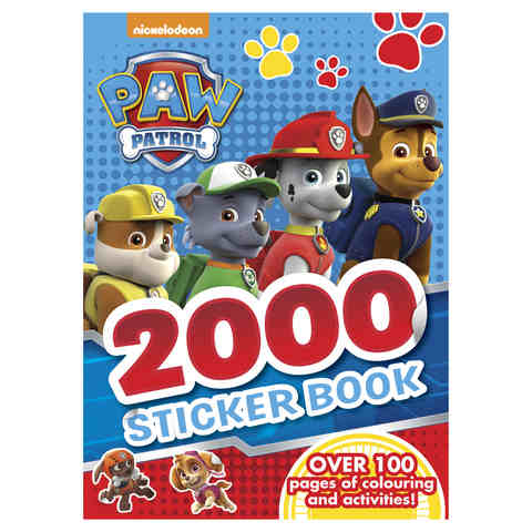 paw patrol sticker box