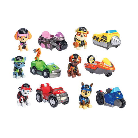 paw patrol figure and vehicle set