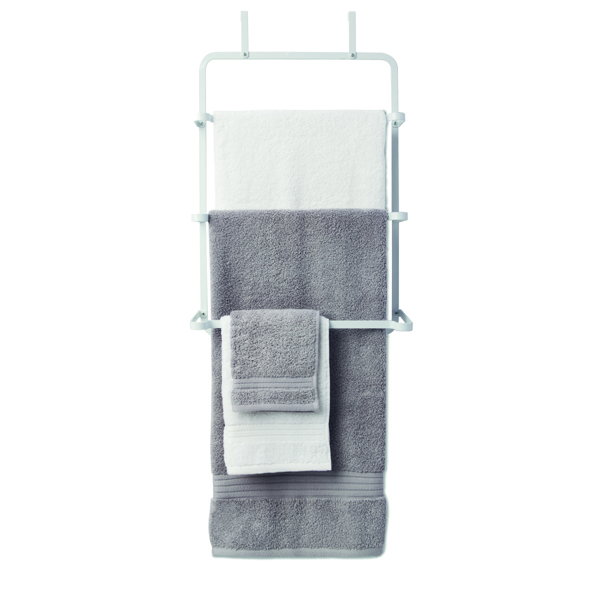 Over-The-Door Towel Rack - White | KmartNZ