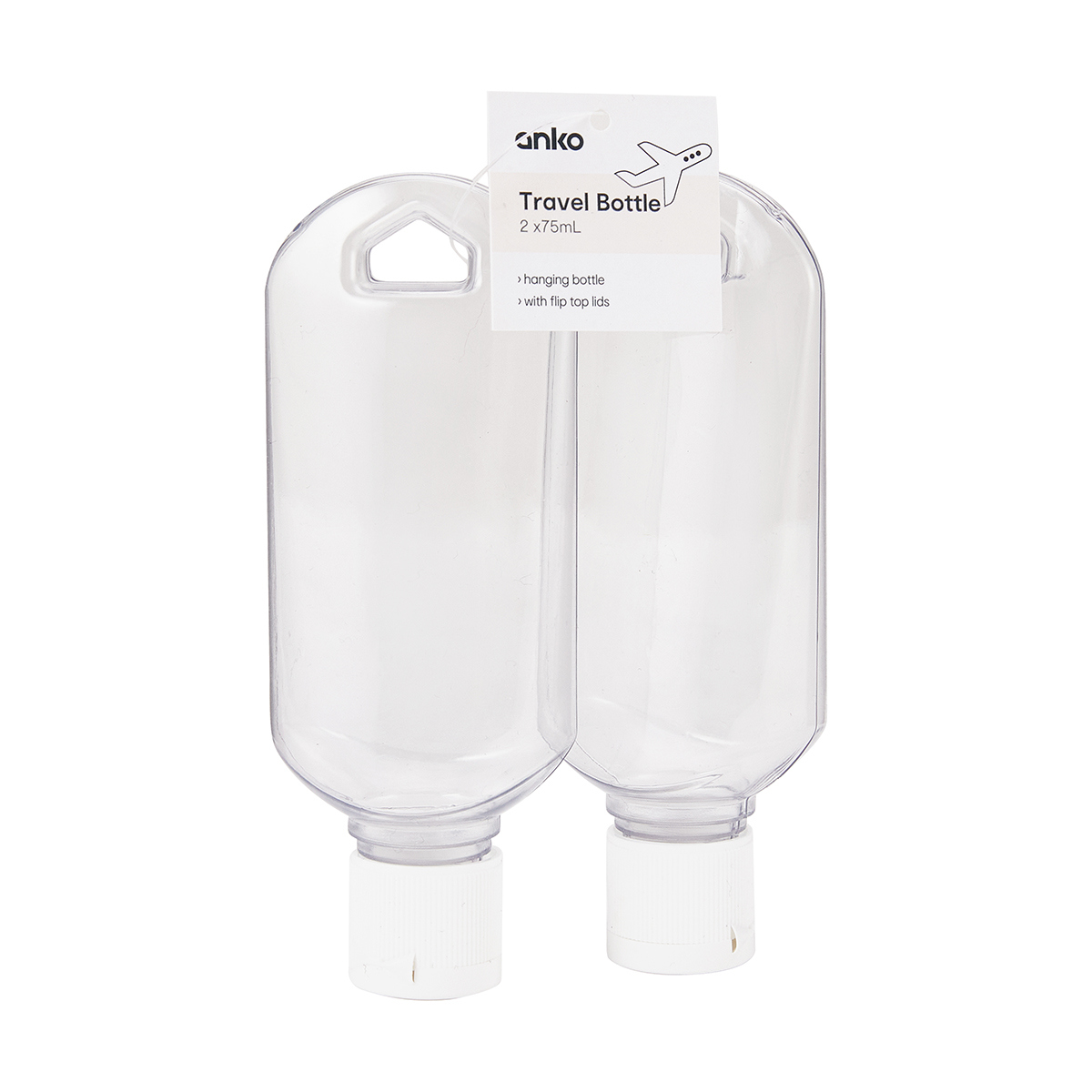 2 Pack Travel Bottles KmartNZ