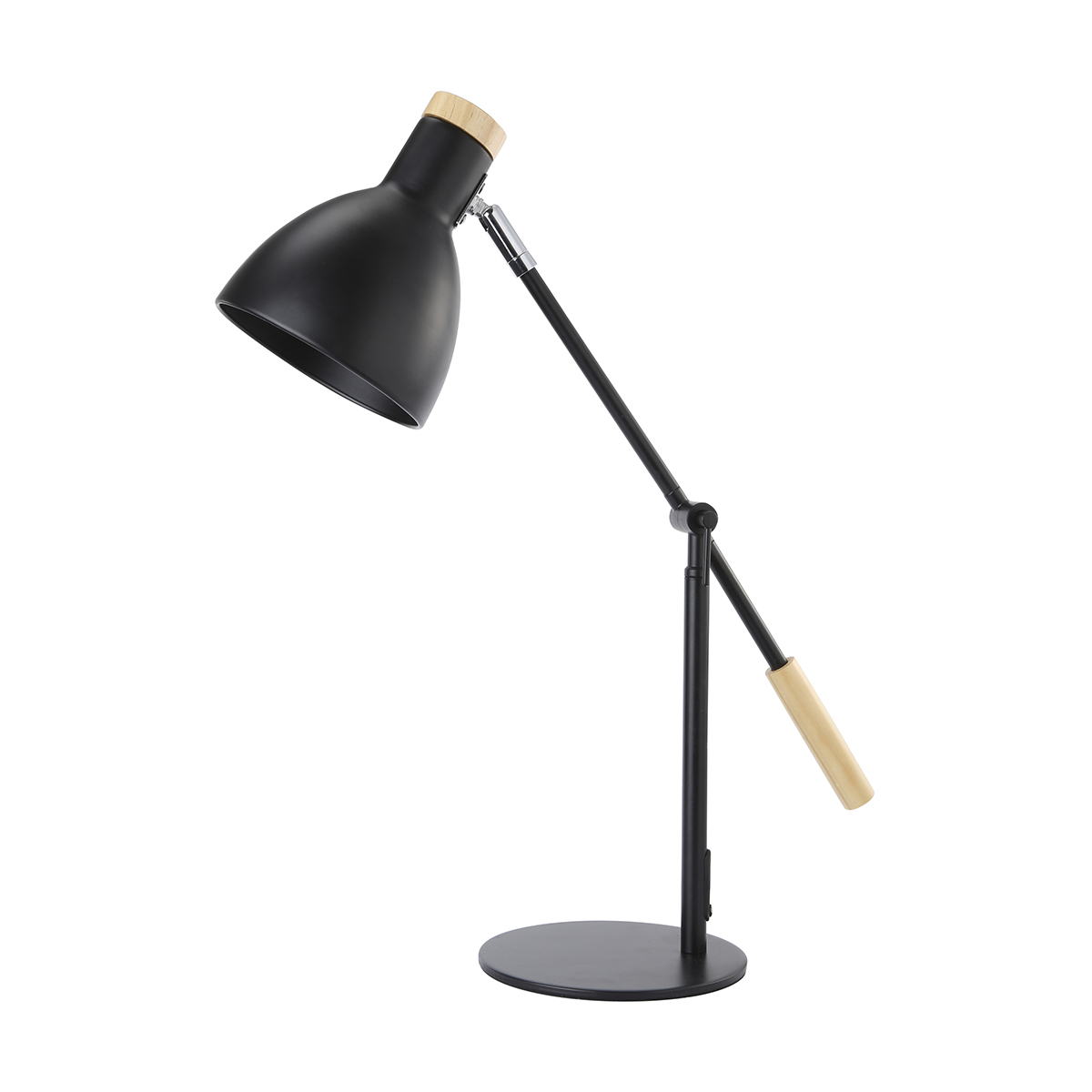 Black & Wood Lamp | KmartNZ