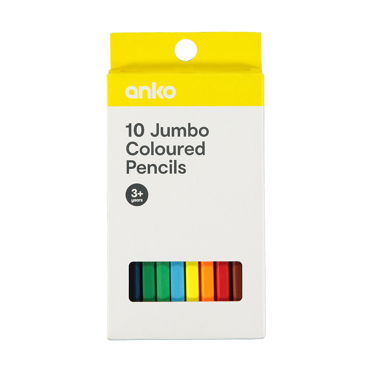 10 Pack Jumbo Colour Pencils KmartNZ