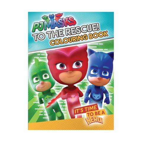 Download PJ Masks To the Rescue! Colouring Book | KmartNZ