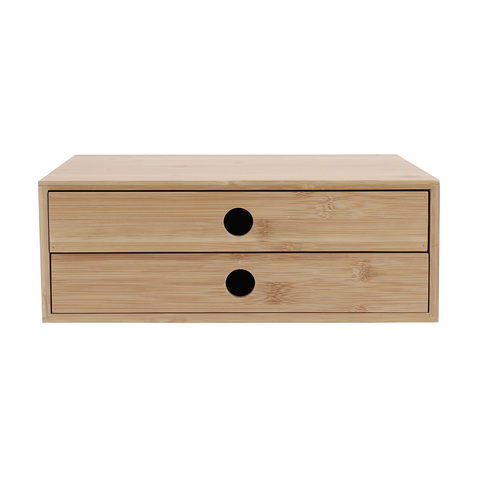 Bamboo Desk Top Drawers Kmartnz