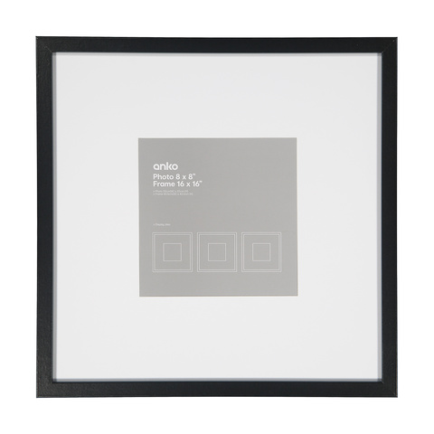 Frame 8in. x 8in. Seattle Black | KmartNZ