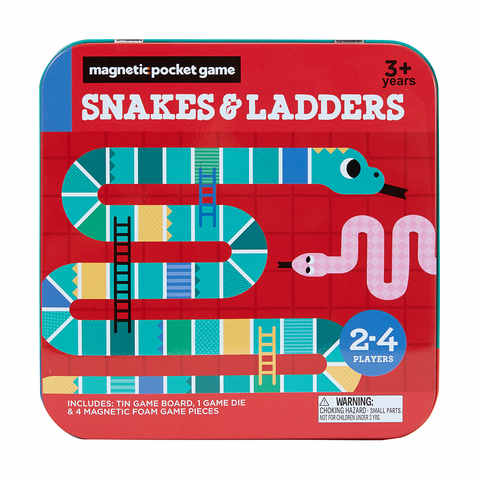 Snakes and Ladders Magnetic Pocket Game - Kmart NZ