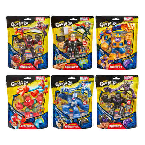 Heroes Of Goo Jit Zu Licensed Marvel Hero Pack Assorted - Kmart NZ