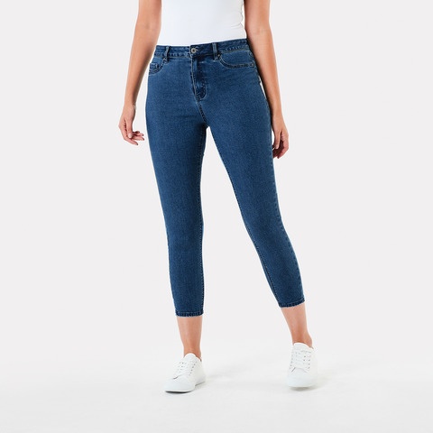 high ankle skinny jeans