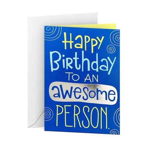 Hallmark Birthday Card Awesome Person - Kmart NZ