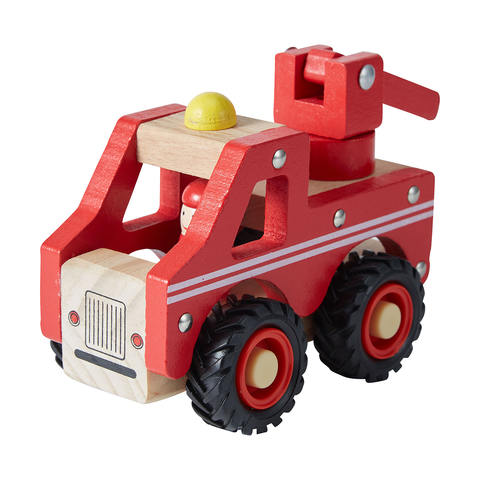 Wooden Fire Truck Kmartnz