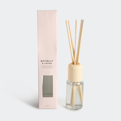 Waterlily and Lotus Reed Diffuser 30ml - Kmart NZ