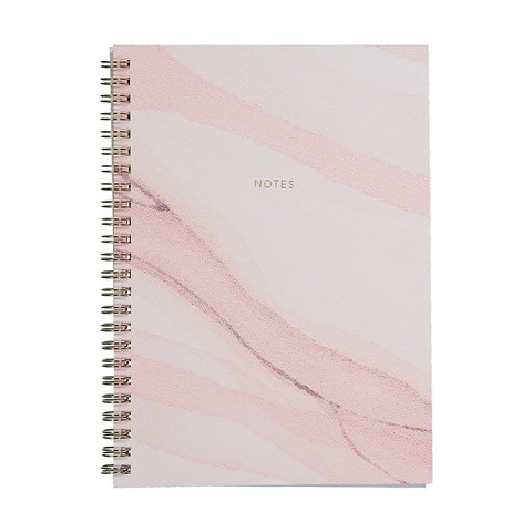 A5 Spiral Notebook Marble - Kmart NZ