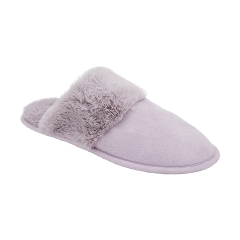 Basic Fur Scuff Slippers | KmartNZ