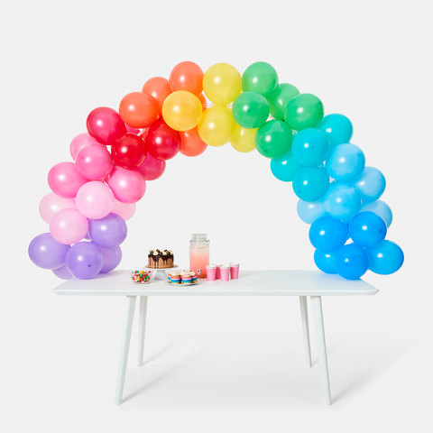 Rainbow Balloon Table Arch - Kmart NZ