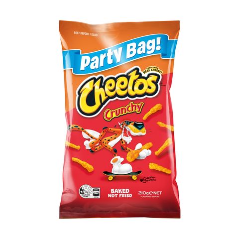 Cheetos Crunchy Cheese Flavoured Party Bag 210g | KmartNZ