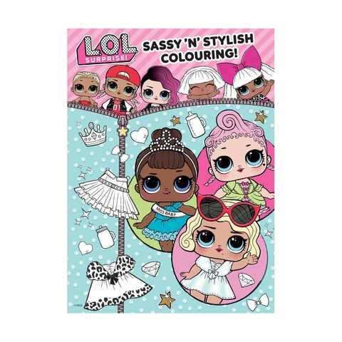 Download L O L Surprise Sassy N Stylish Colouring Book Kmartnz