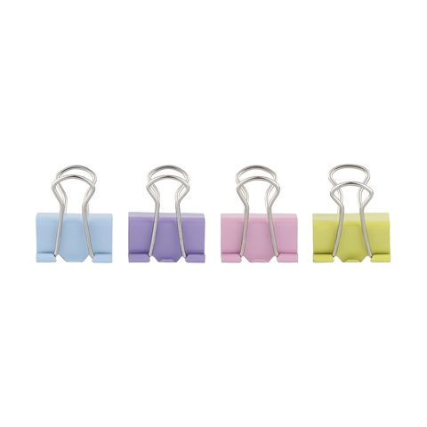 Coloured Binder Clips 25mm 12 Pack | KmartNZ