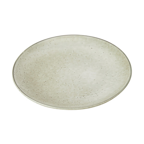 Dimpled Large Plate Beige | KmartNZ