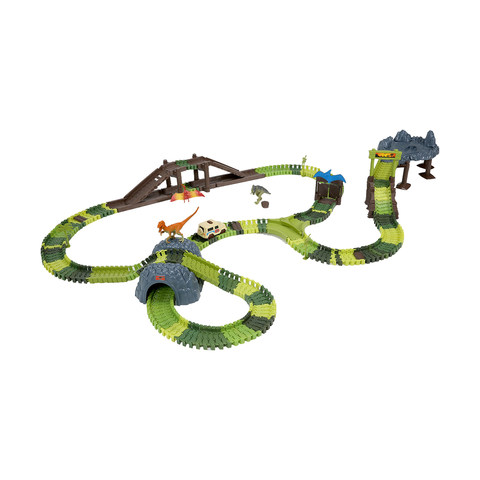 dinosaur double loop track set