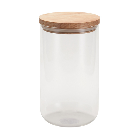 Large Glass Canister - Kmart NZ