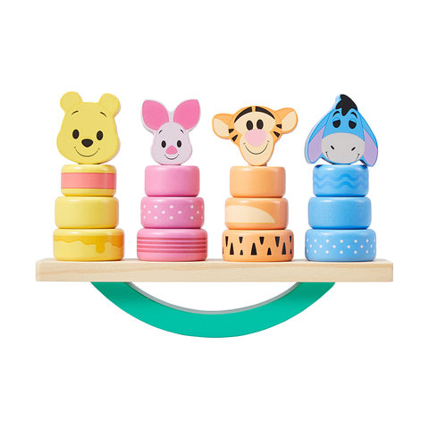 winnie the pooh wooden balance blocks