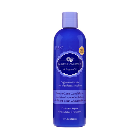Hask Blue Chamomile Argan Oil Blonde Care Shampoo 355ml Kmartnz