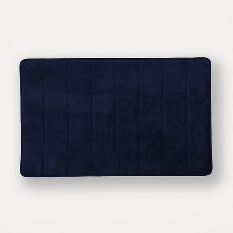 Memory Foam Bath Mat Navy - Kmart NZ