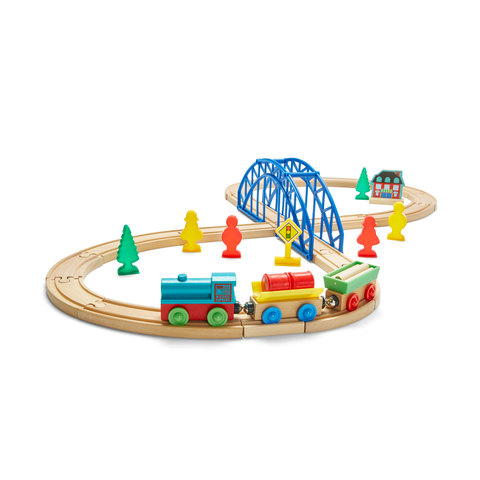 wooden train set kmart nz