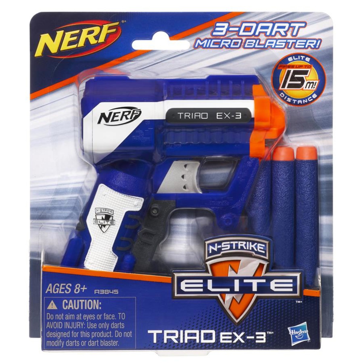Nerf N-Strike Elite Triad Ex-3 Blaster | KmartNZ