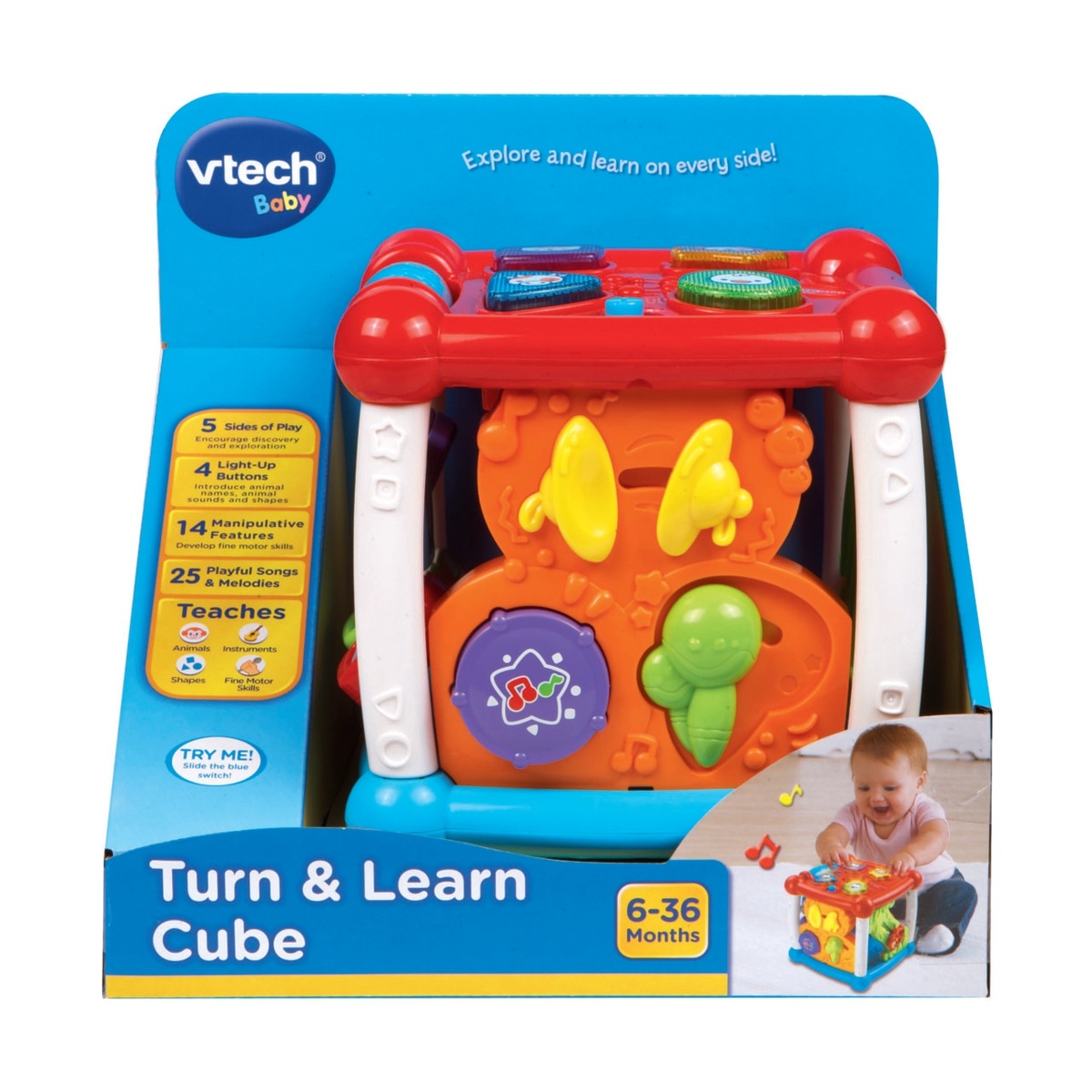 VTech Turn & Learn Cube | KmartNZ