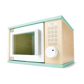 kids wooden microwave